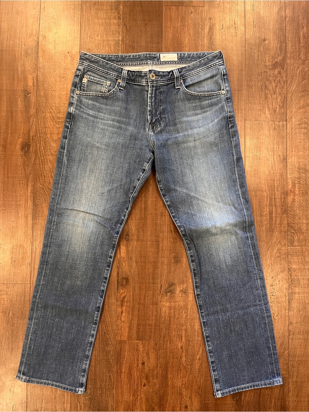 AG Jeans The Graduate 32x34 Dark Wash Tailored Leg Fit Denim 360 Mens